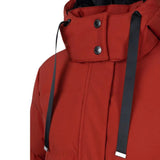 Trespass Colter Long Length Women's Rain Jacket - Red