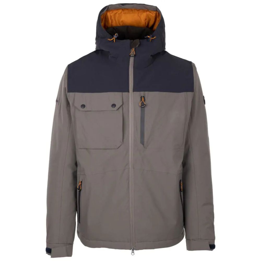 Trespass Eastwell Mens Padded Waterproof Jacket - Storm Grey