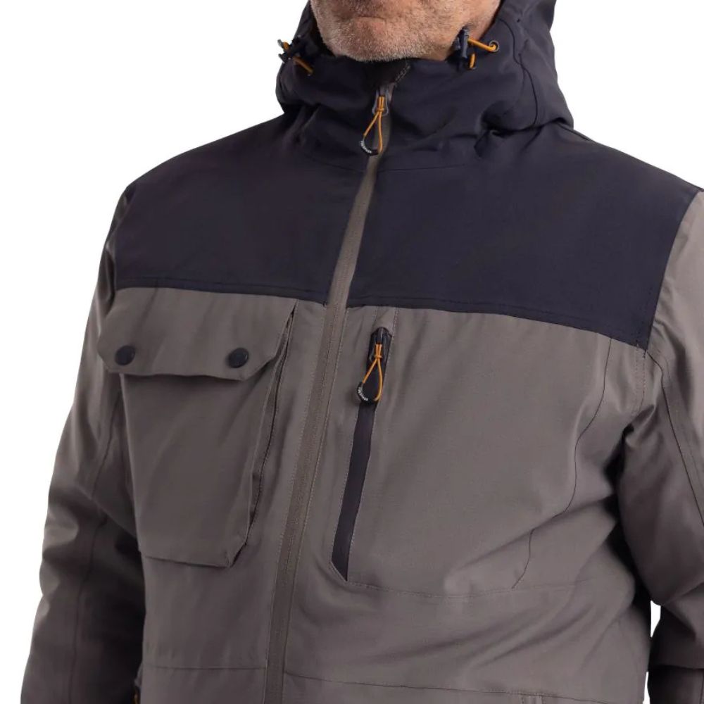 Trespass Eastwell Mens Padded Waterproof Jacket - Storm Grey