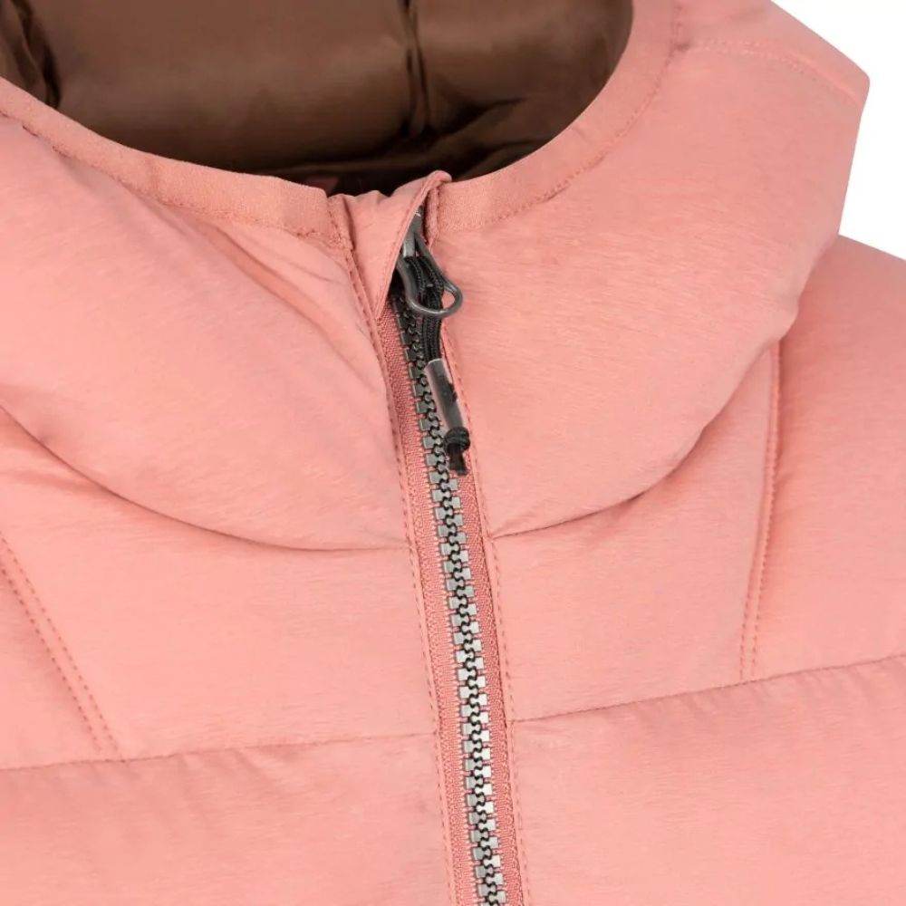 Trespass Rollins Casual Padded Hooded Jacket - Pink Clay