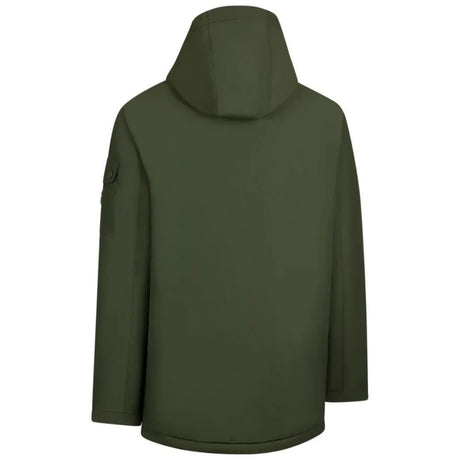 Trespass Stewart Mens Padded Rain Jacket - Dark Vine Green