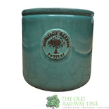 Woodlodge 30cm Reactive Turquoise Blue Edwin Cylin Pot