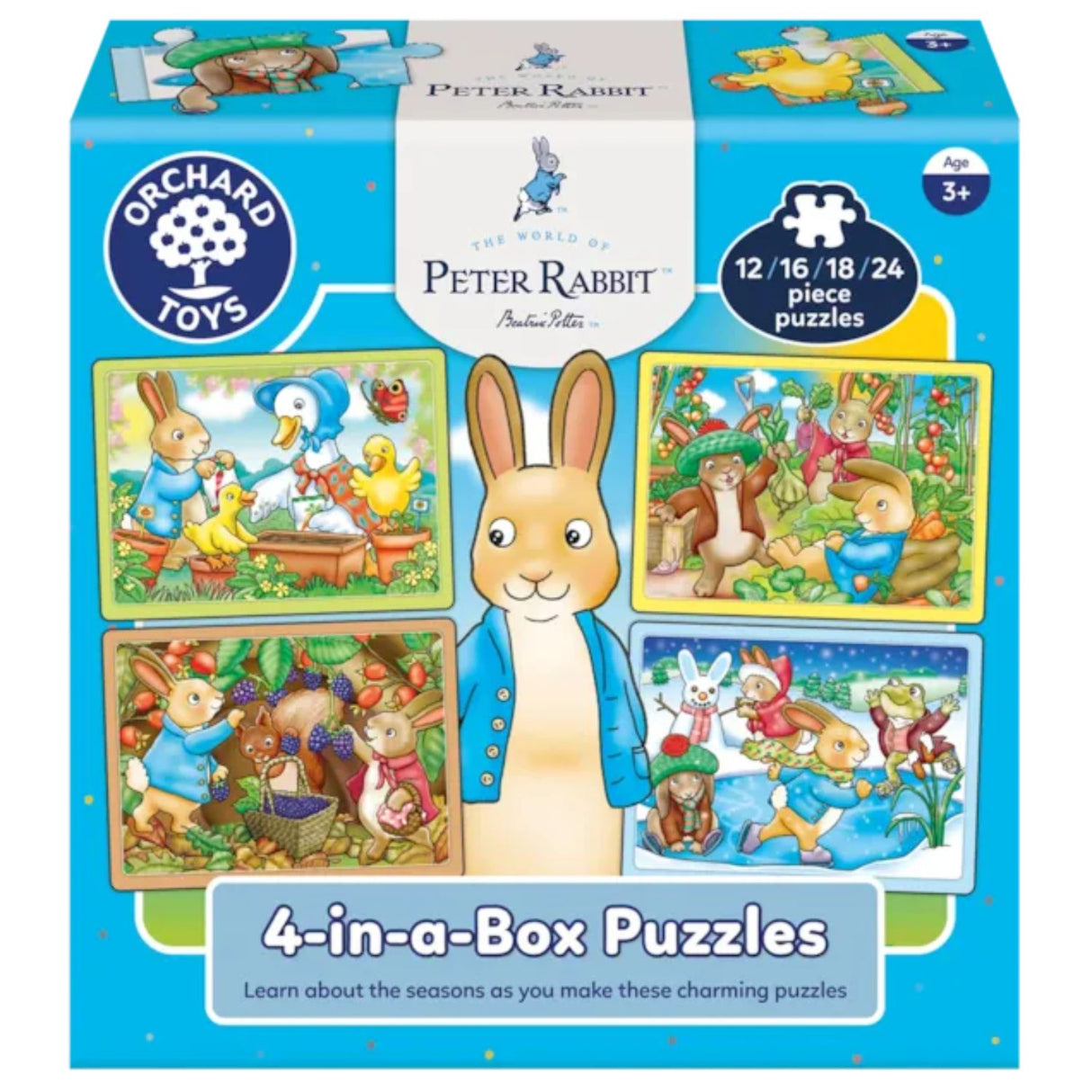 Orchard Toys Peter Rabbit 4 in a box Puzzles