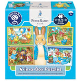 Orchard Toys Peter Rabbit 4 in a box Puzzles