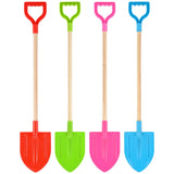 Kandy Toys Plastic Spade with Wooden Handle