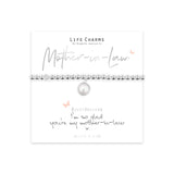 Life Charms "Im So Glad You're My Mother In Law" Bracelet