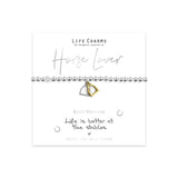 Life Charms "Life is Better At The Stables" Stirrups Bracelet