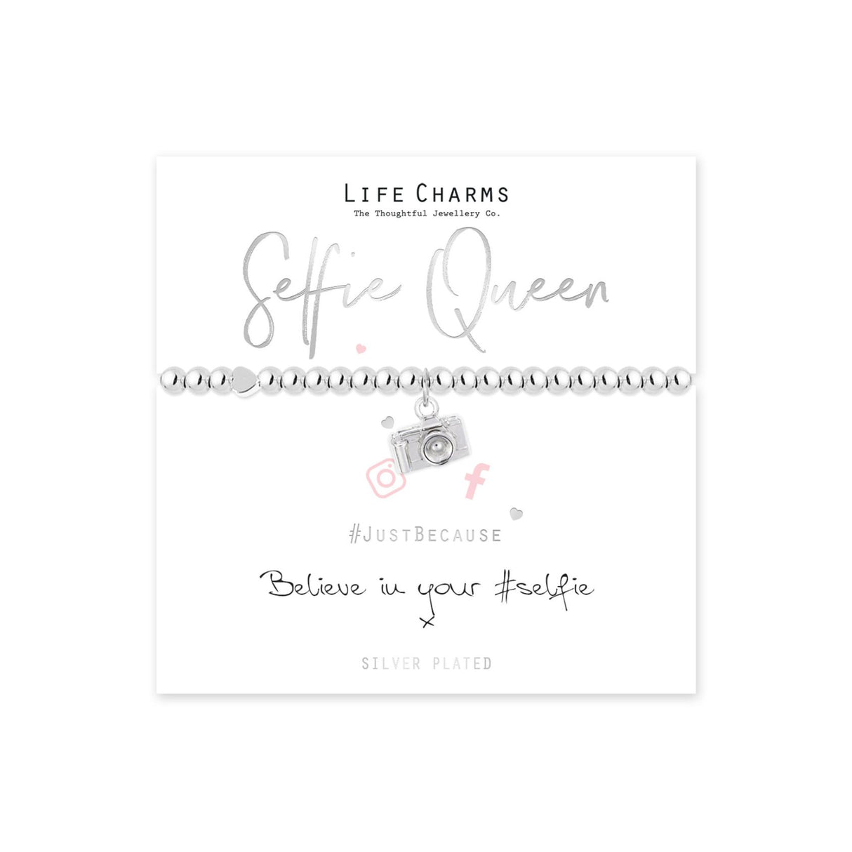 Life Charms Selfie Queen Bracelet