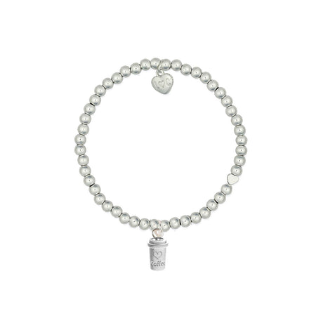 Life Charms Life Begins After Coffee Bracelet