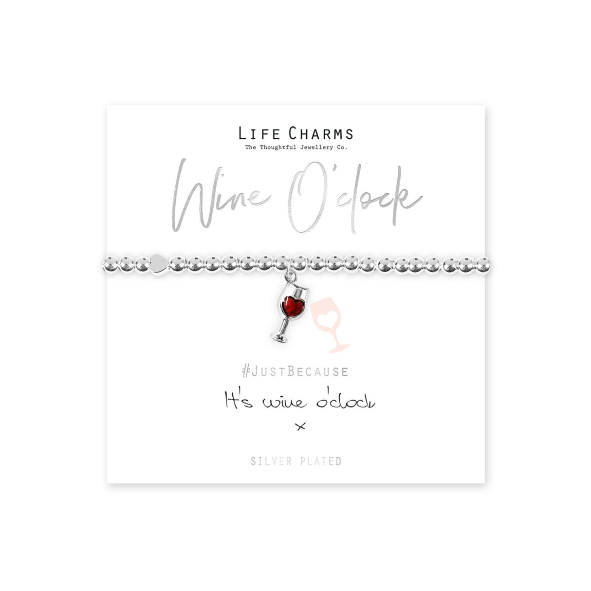 Life Charms Wine O'clock Bracelet