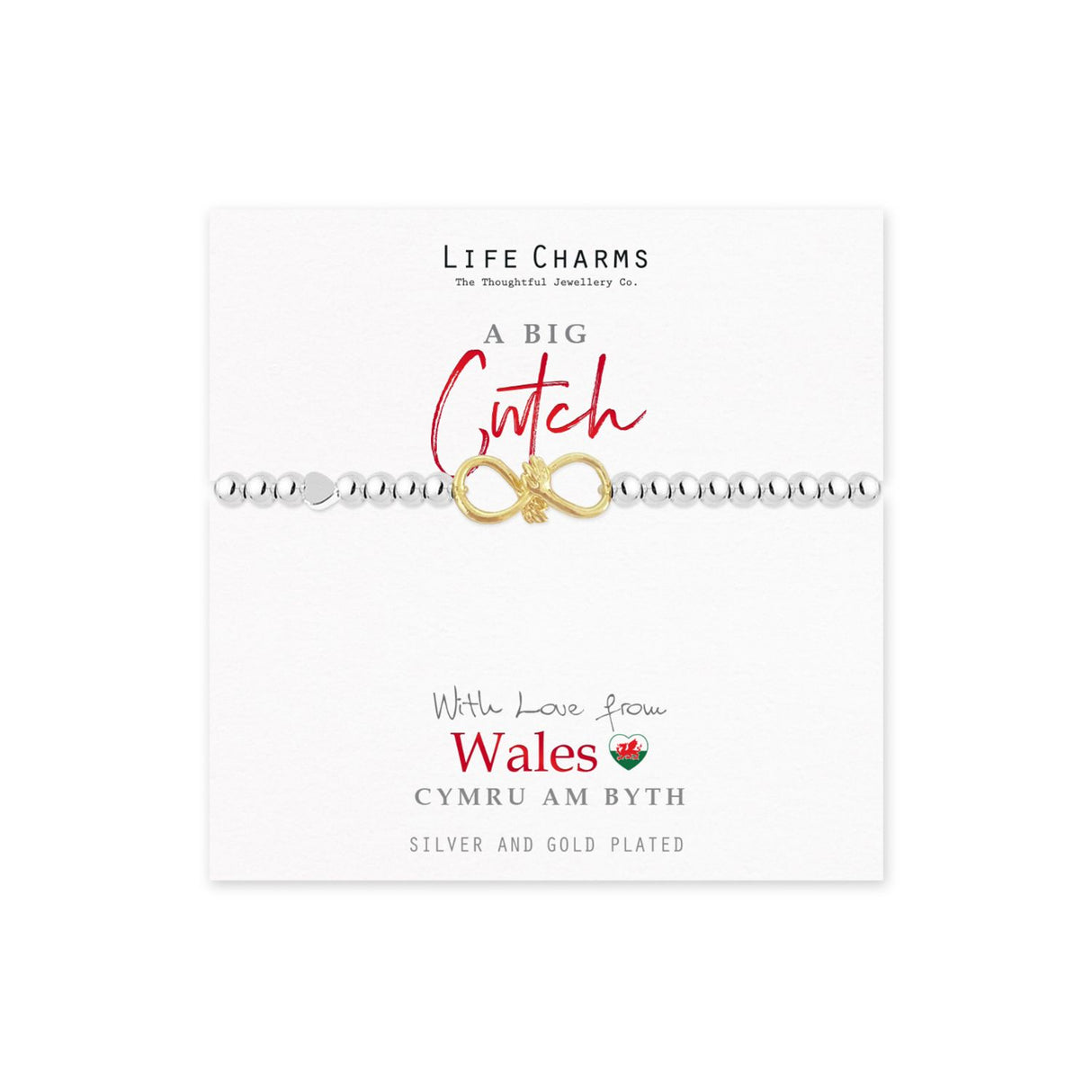 Life Charms Love From Wales Cwtch Bracelet