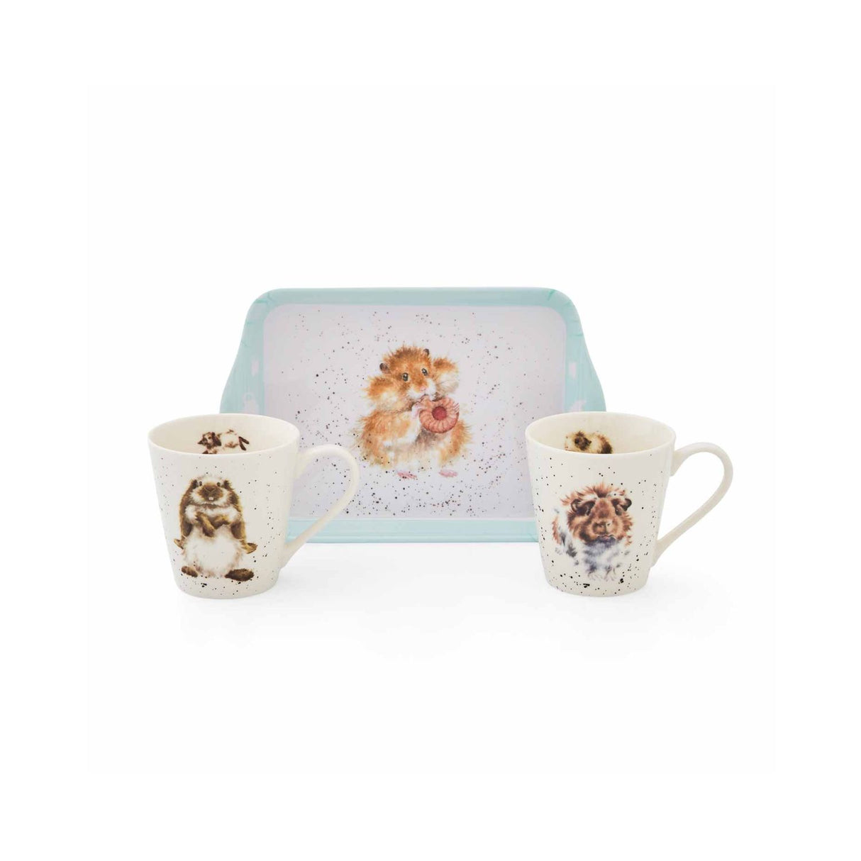 Royal Worcester Wrendale Designs 'Diet Starts Tomorrow' Mug and Tray Set