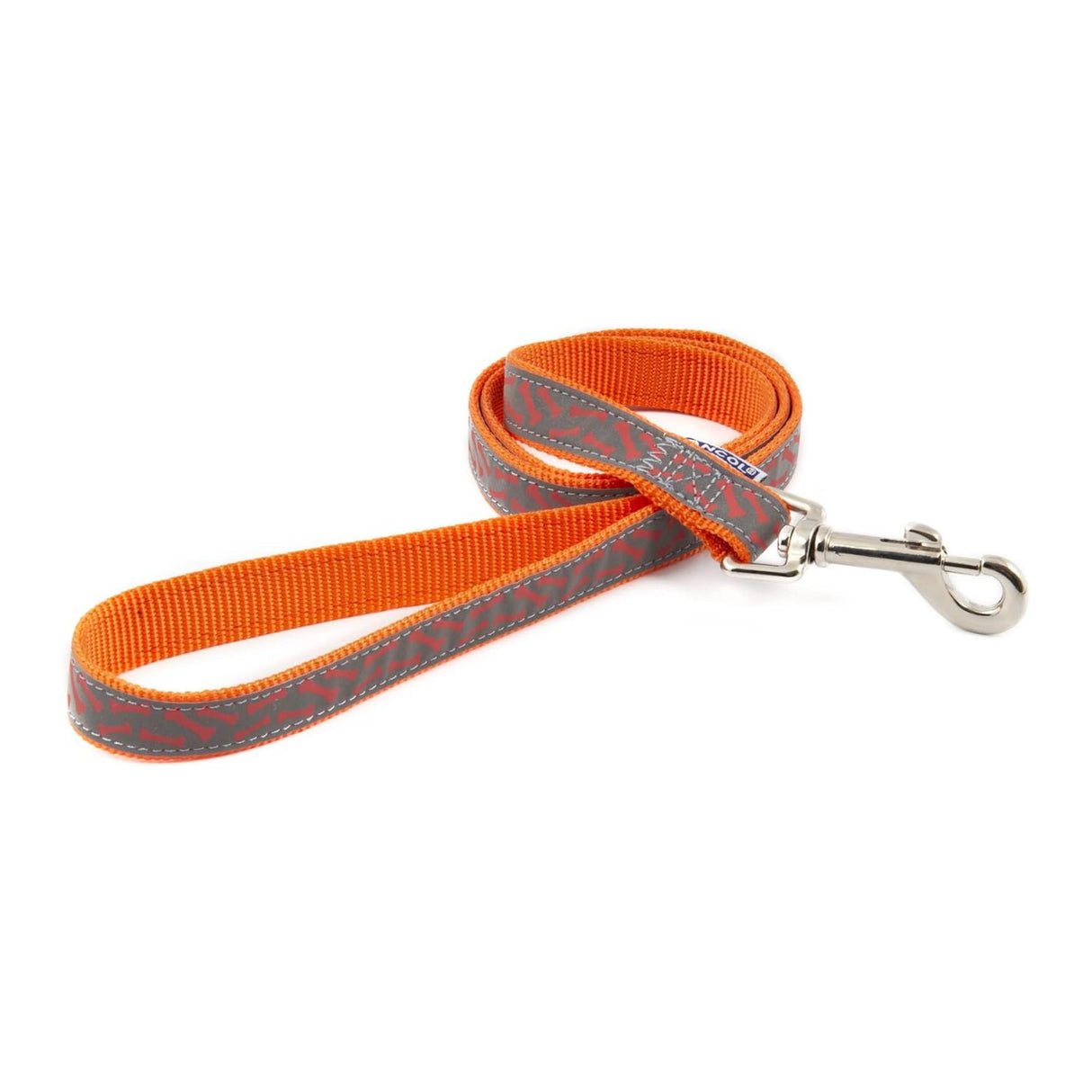 Ancol 100cm Orange Bone Lead
