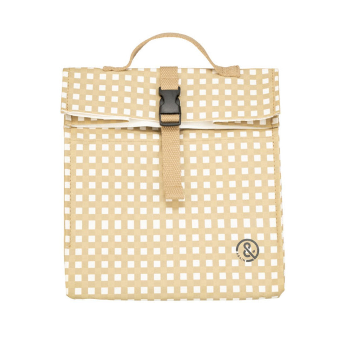 &Again Paper Cooler Lunch Bag - Gingham