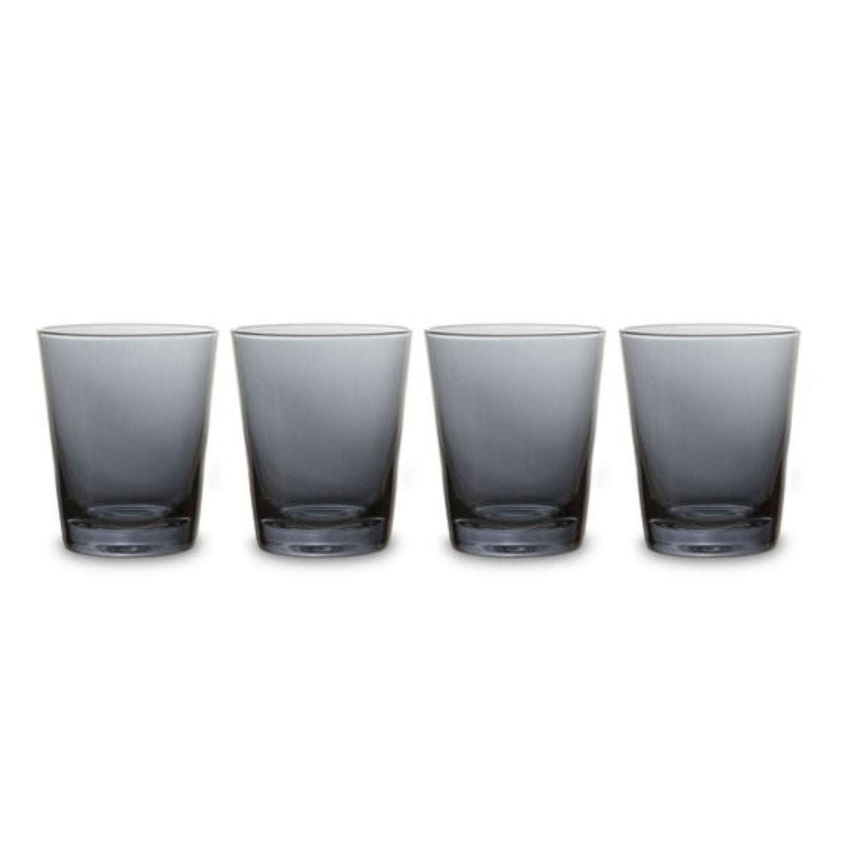 Simply Home 4 Piece Glass Tumbler Set - Grey