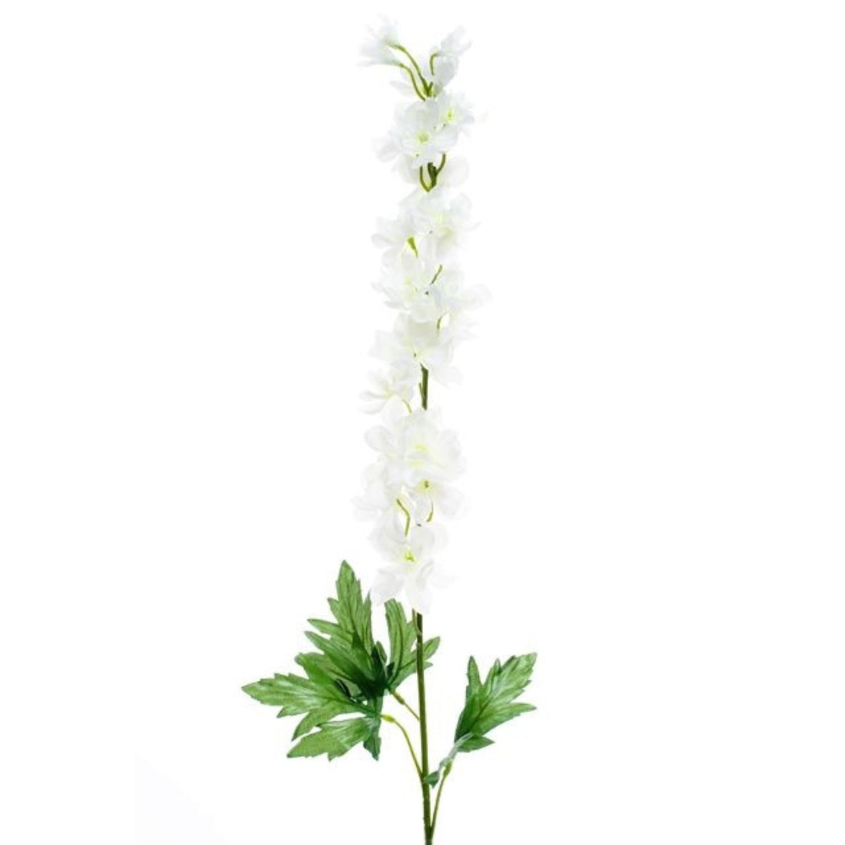 CB Imports Silk Flowers Cream Delphinium Stem