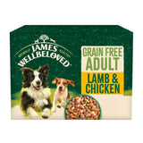 James Wellbeloved 90G GF Adult Lamb and Chicken in Gravy Pouch (12PK)