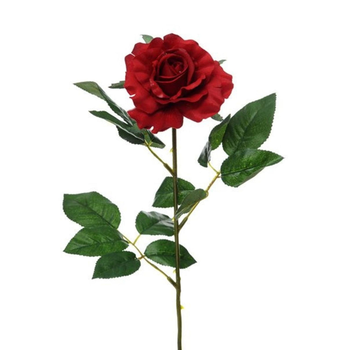 CB Imports Red Medium Premium Stem Artificial Rose