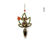 Koopman Fox in Leaf Hanging Decoration (Choice of 3)