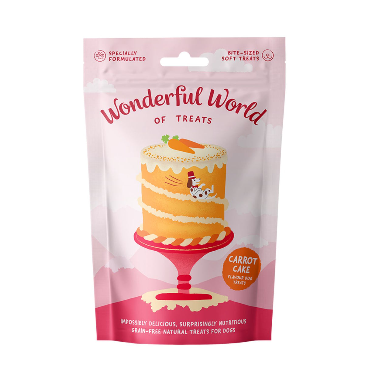 Wonderful World Of Treats 50g Carrot Cake Dog Treats