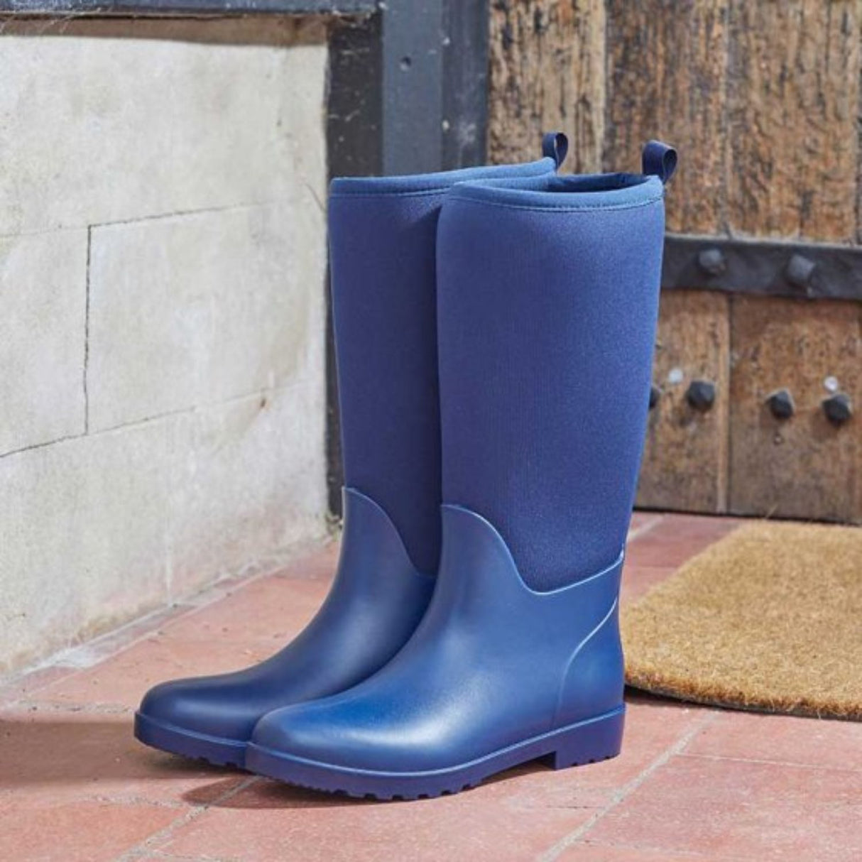 Briers Navy Advanced Neoprene Wellies - Size 6
