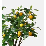 Koopman 115cm Artificial Lemon Tree in Pot