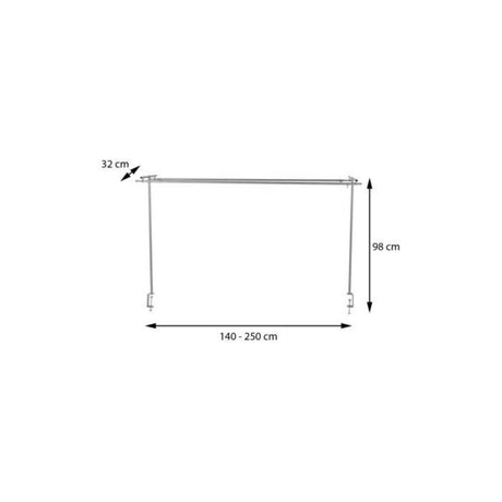Koopman Extendable Table Clamp