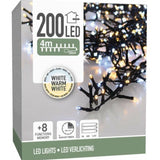 Koopman 200 White / Warm White LED Battery Christmas Lights
