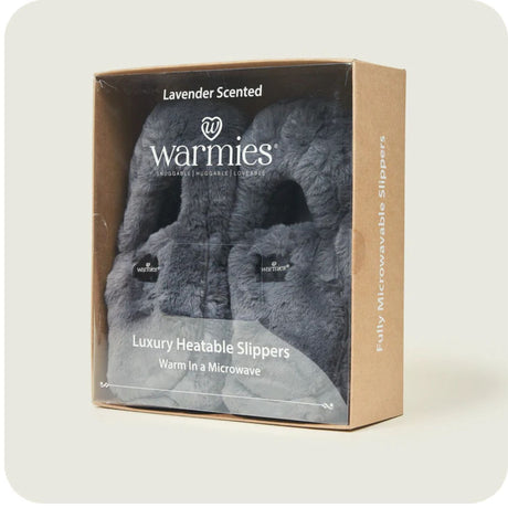 Warmies Luxury Steel Grey Slippers