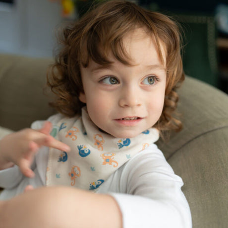 Ziggle Baby Monkeys and Toucans Bib Set