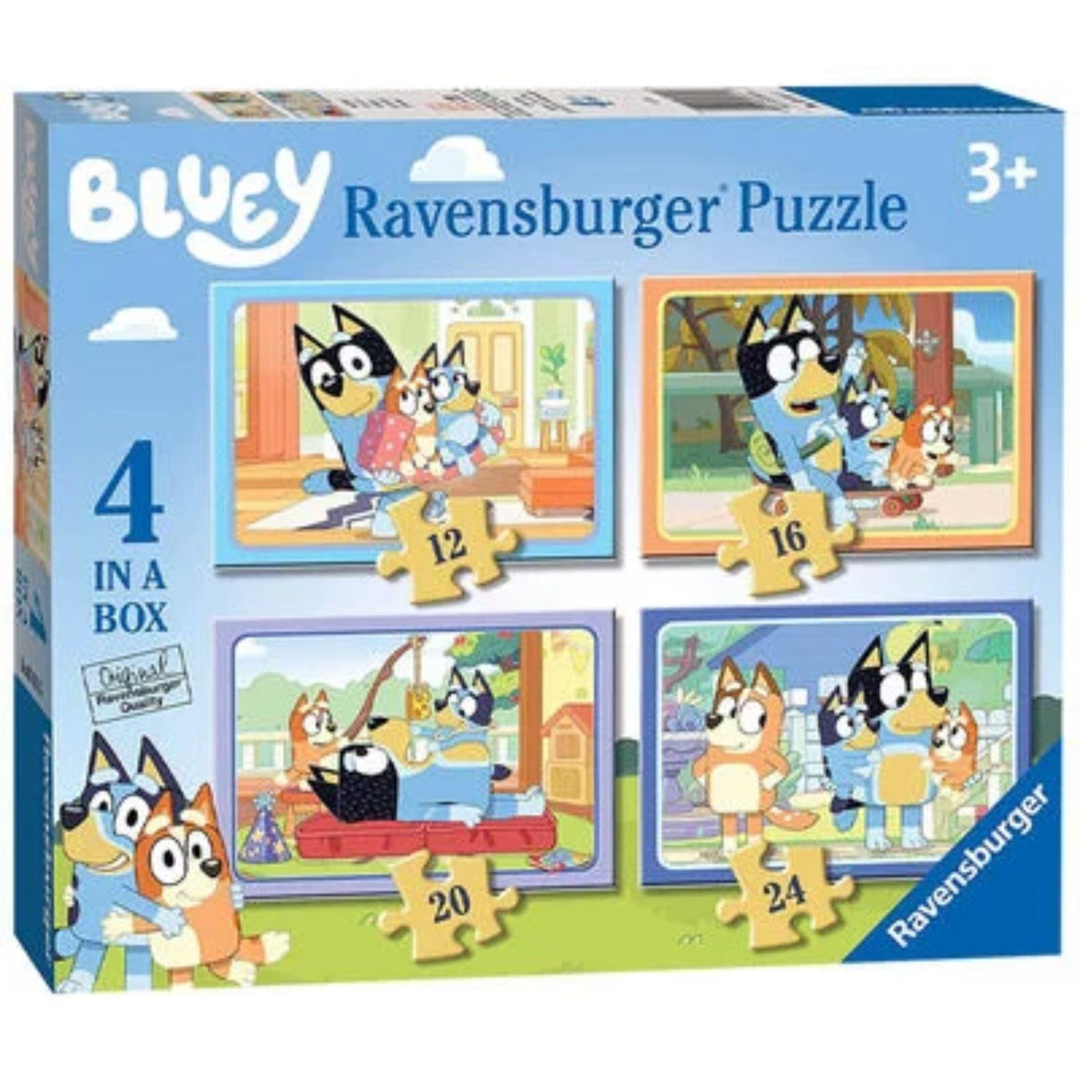Ravensburger Bluey 4 in a box Puzzle