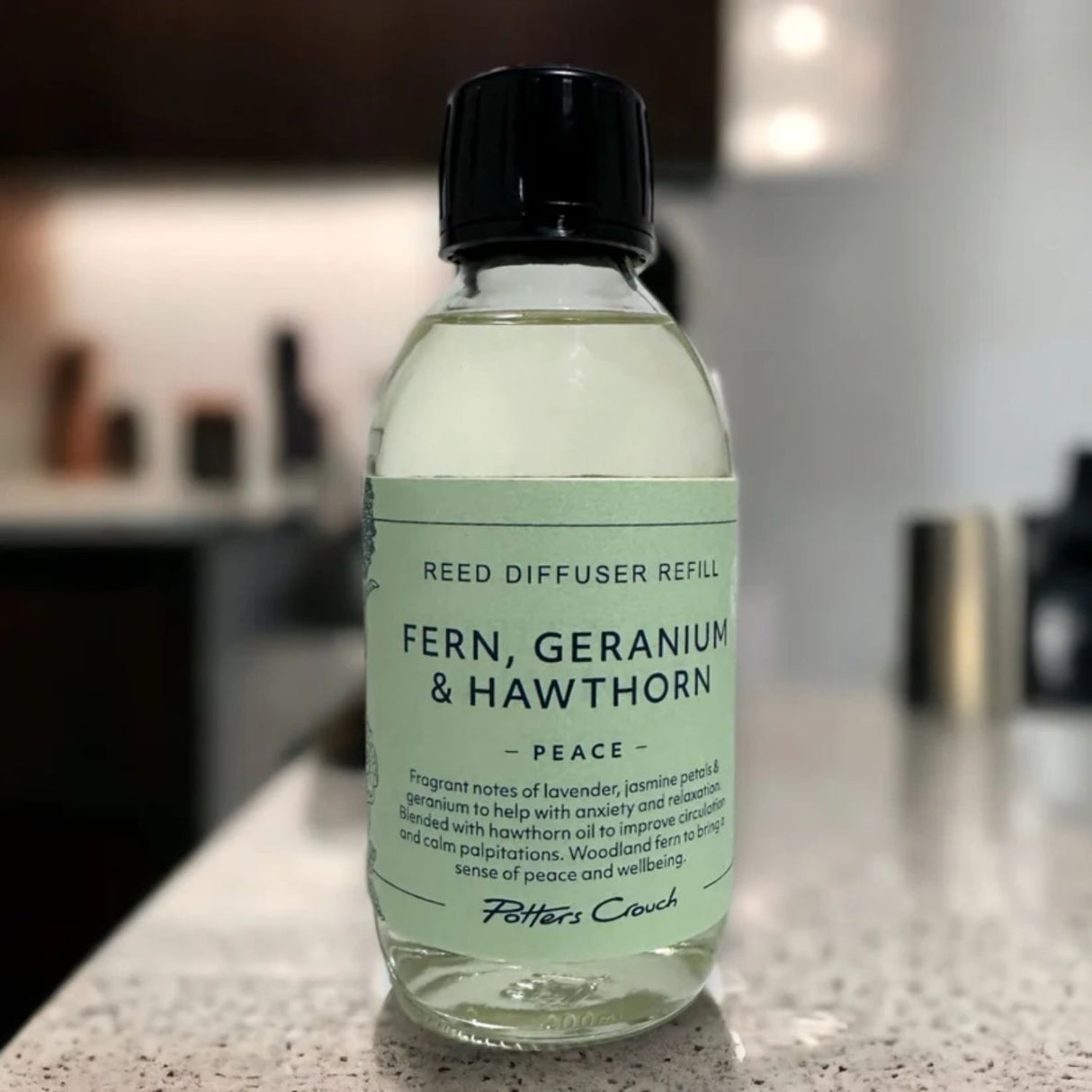 Potters Crouch Peace Diffuser Refill with Fern, Geranium & Hawthorn