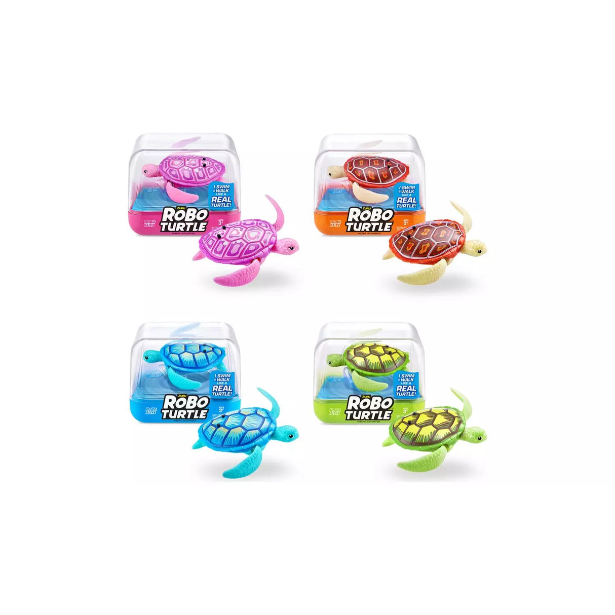 Zuru Robo Alive Robotic Swimming Turtle (Choice of 4)