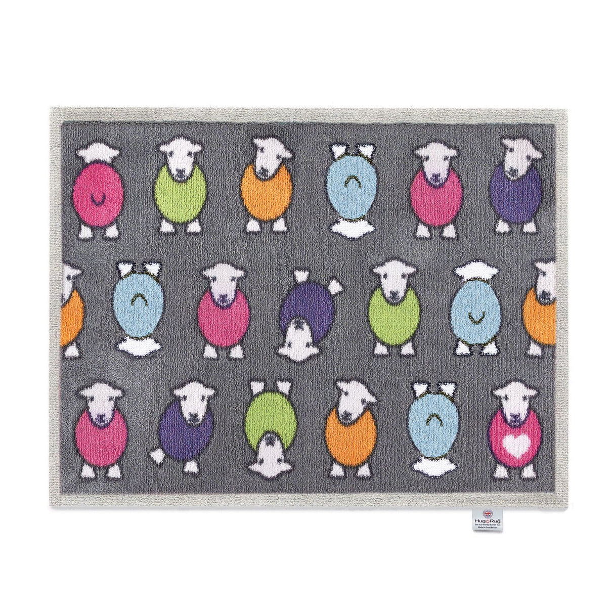 Hug Rug 65x85cm Marra Grey Herdy Mat