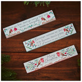 Richard Langs 20cm Christmas Assorted Robin Tabletop Block