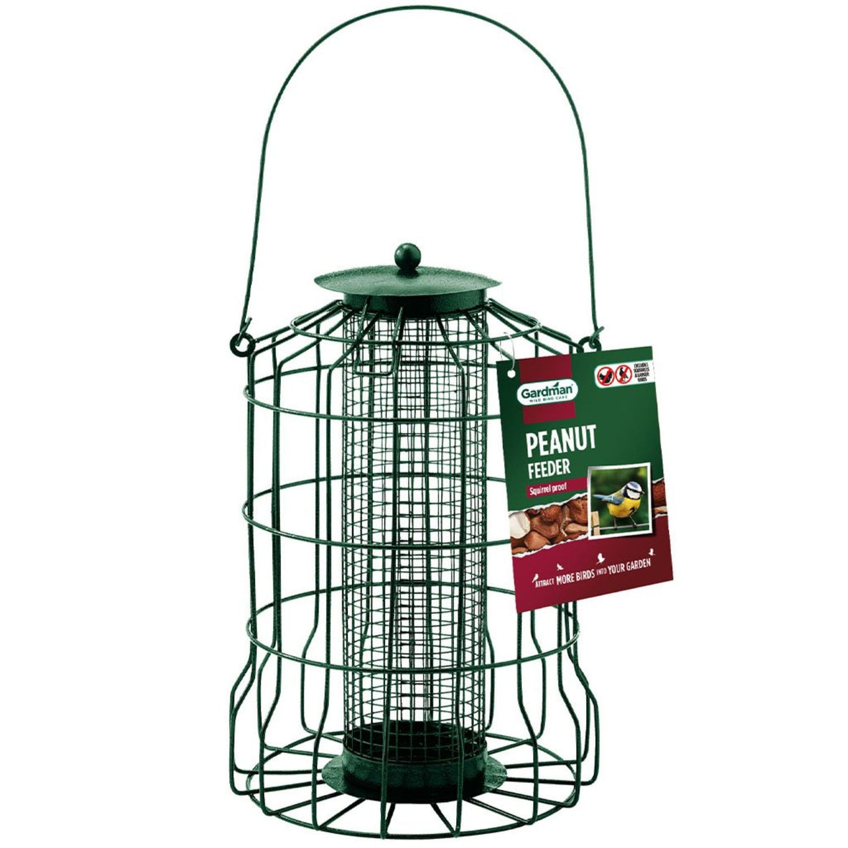 Gardman Wild Bird Squirrel Proof Peanut Feeder