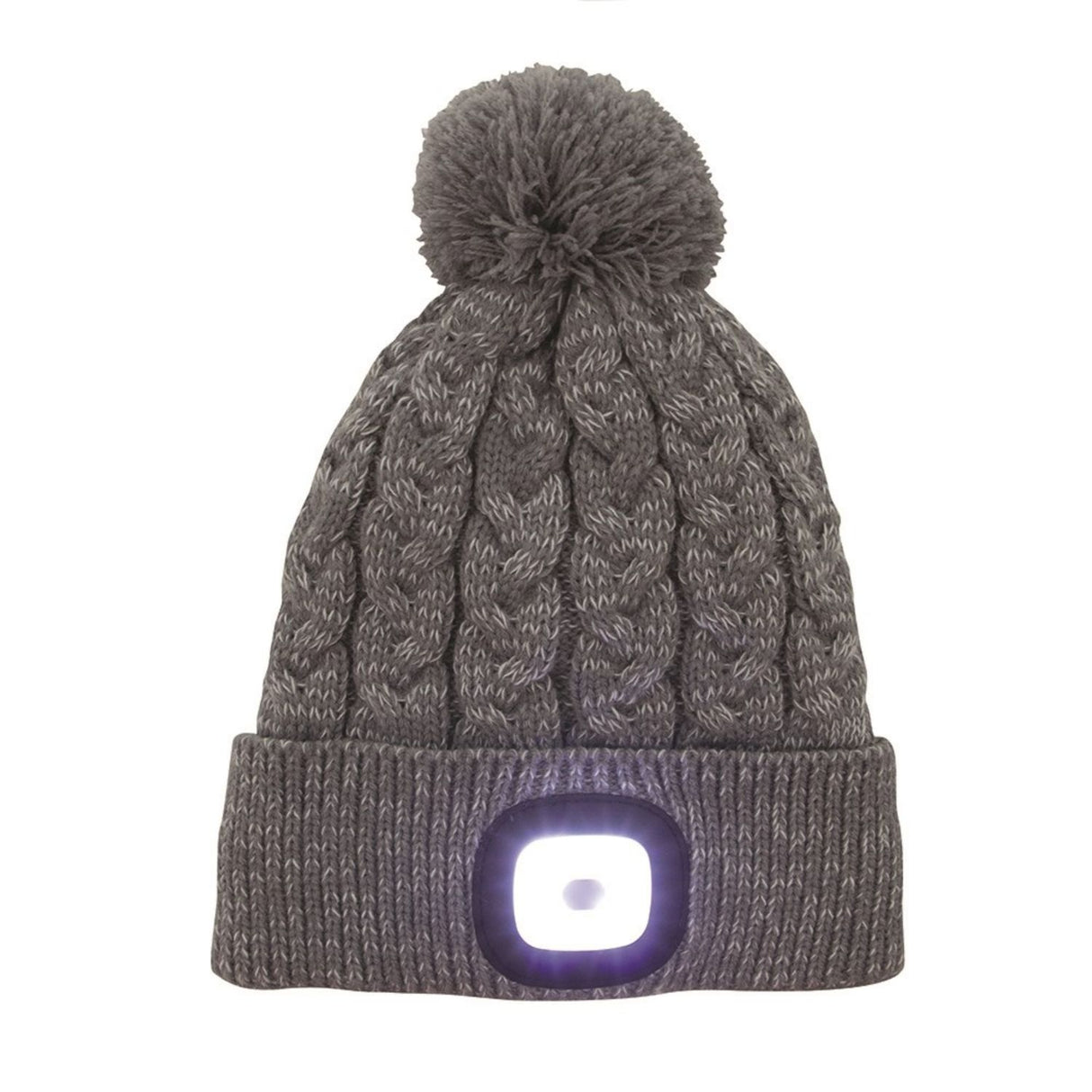Town & Country Grey LED Bobble Hat