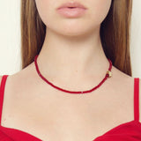 Rosie Fox Ruby Star Short Necklace