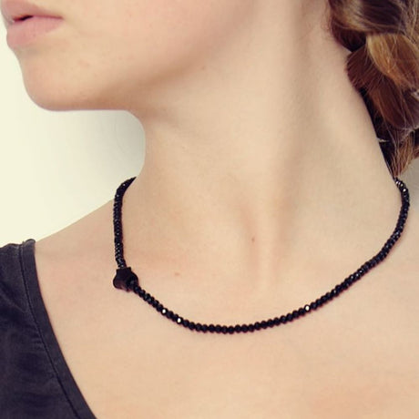 Rosie Fox Jet Star Short Necklace