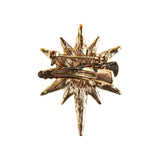 Rosie Fox Gold Crystal Star Hairclip and Brooch