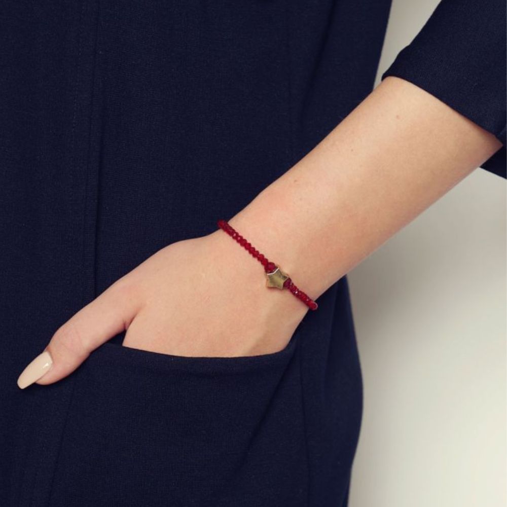 Rosie Fox Ruby Star Bracelet