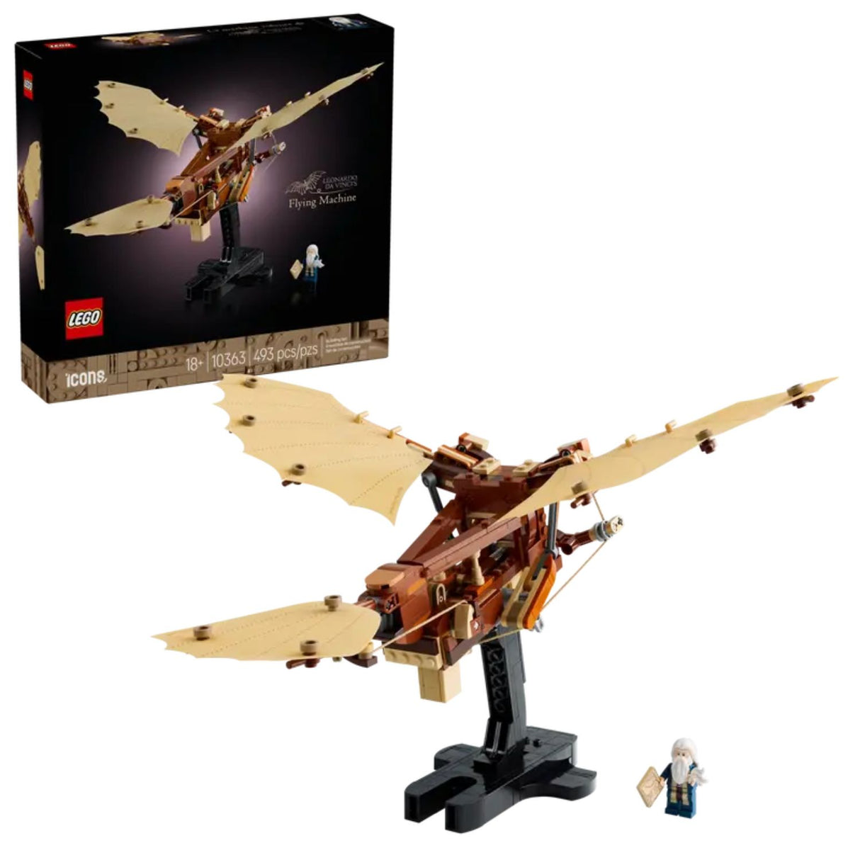 LEGO Icons Leonardo da Vinci's Flying Machine