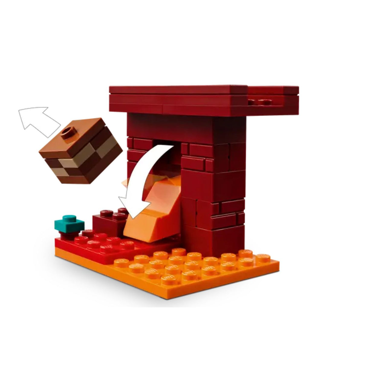 LEGO Minecraft The Nether Lava Battle