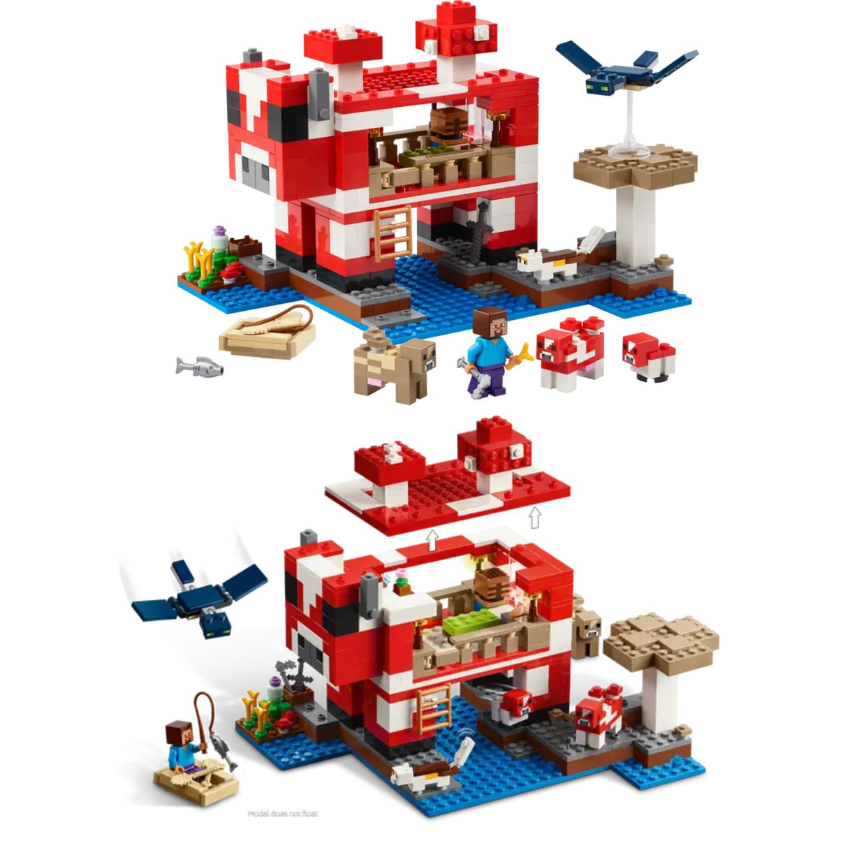 LEGO Minecraft The Mooshroom House
