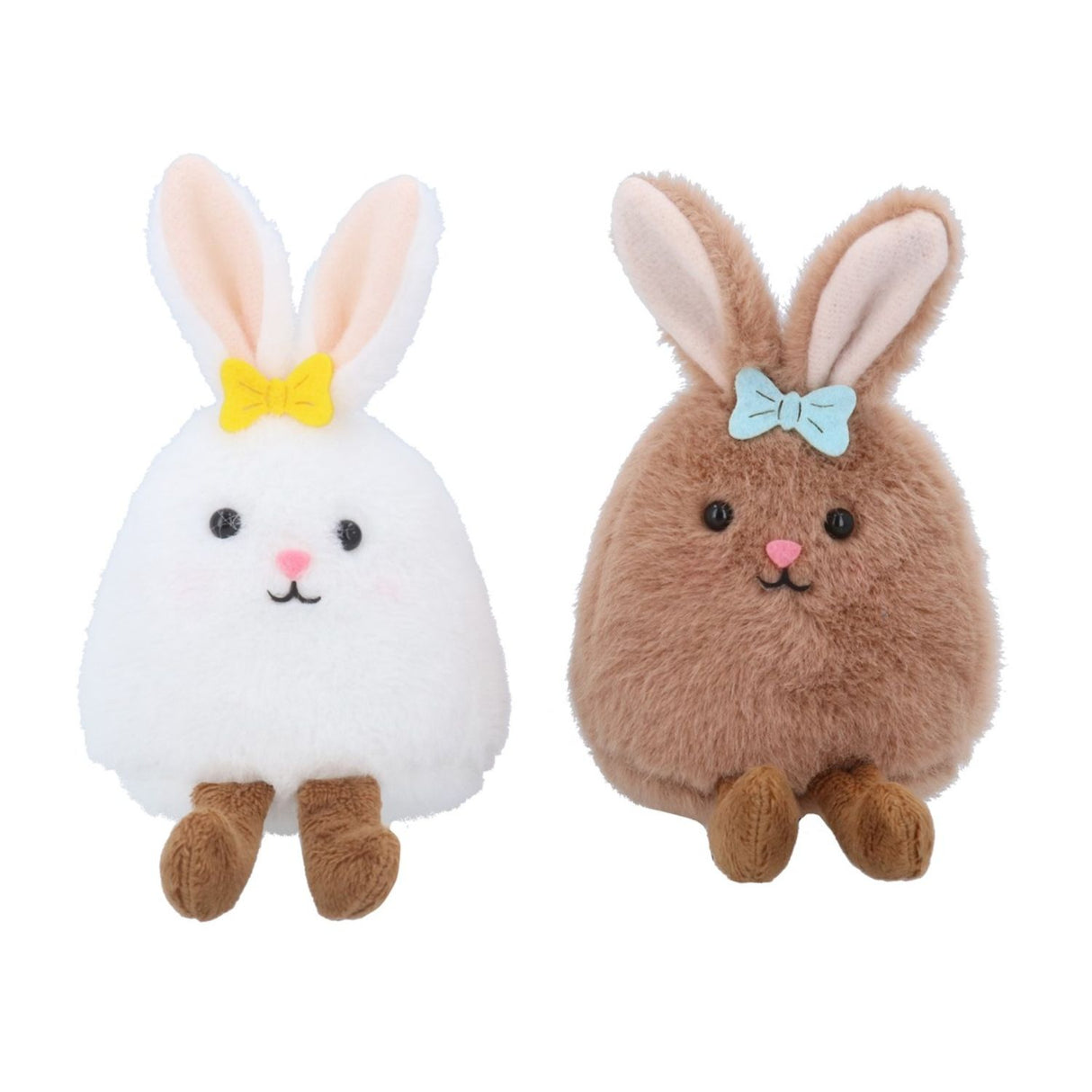 Gisela Graham Fluffy Bunny Shelf Sitter (Choice of 2)