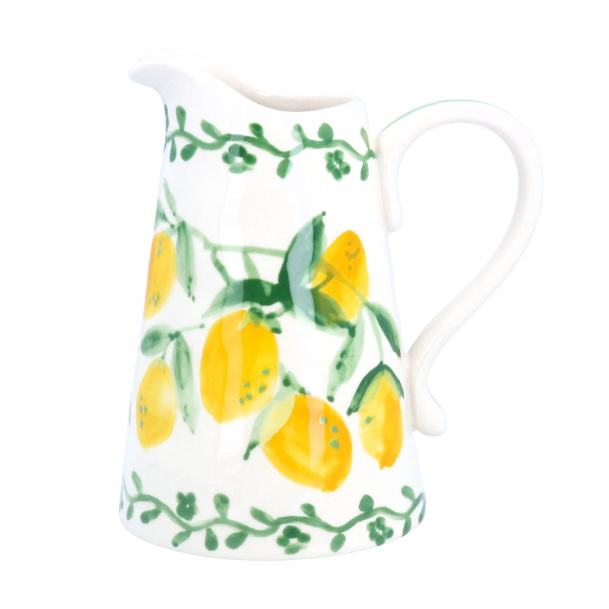 Gisela Graham Lemon Stoneware Pitcher