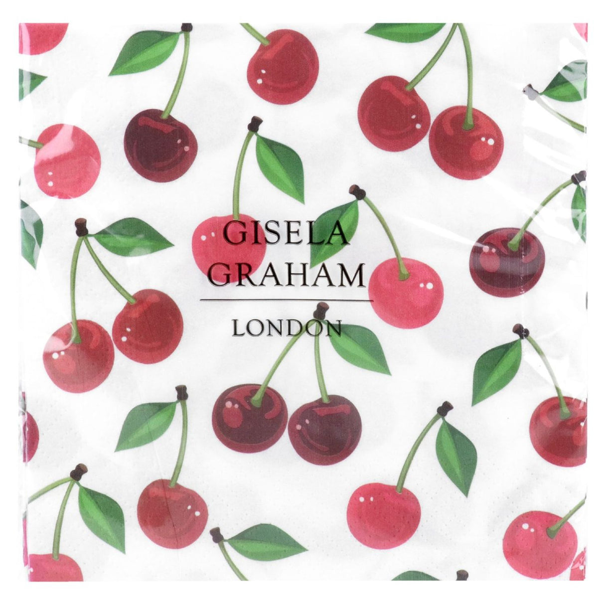 Gisela Graham Cherries Paper Napkins (Pack of 20)