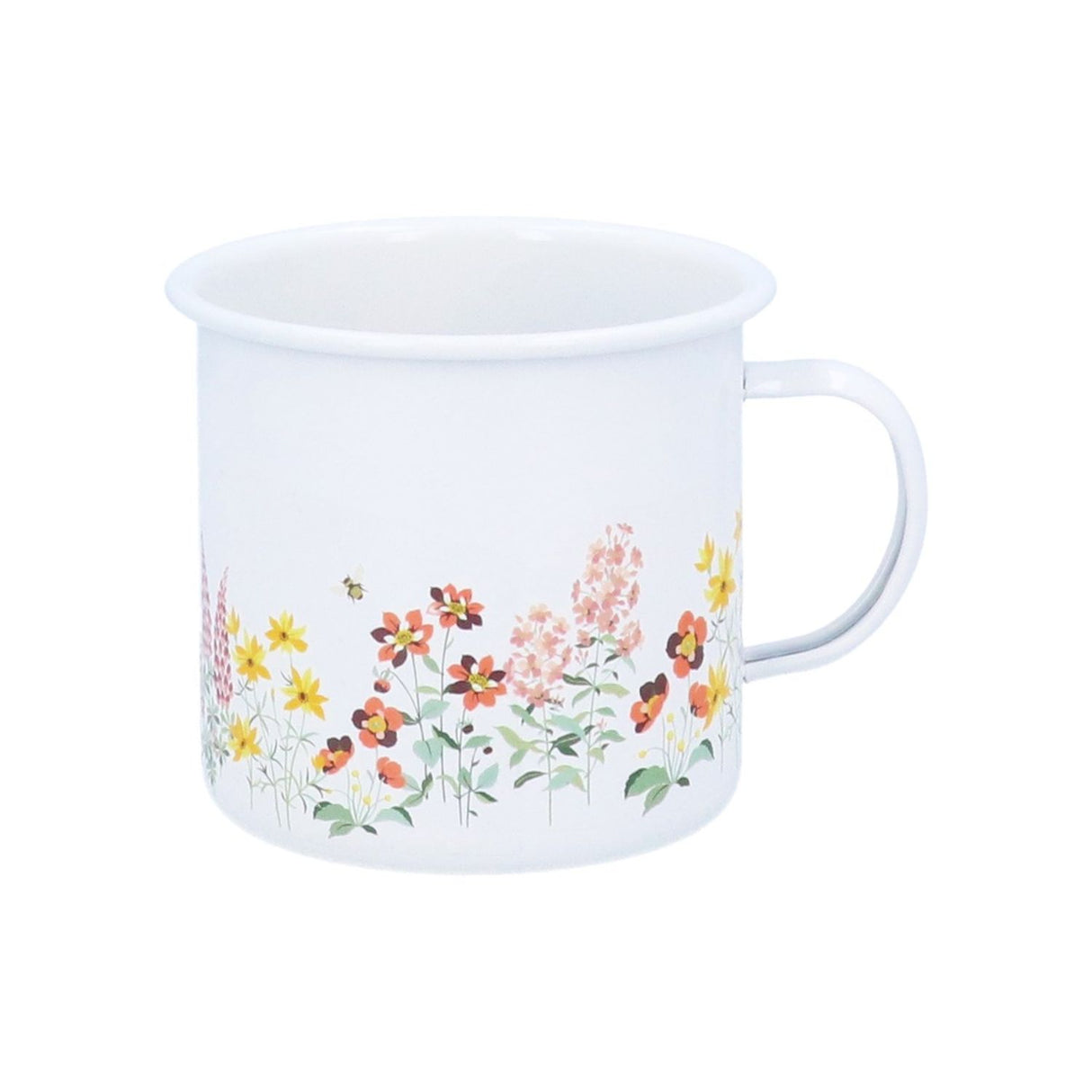 Gisela Graham Metal Spring Flowers Mug
