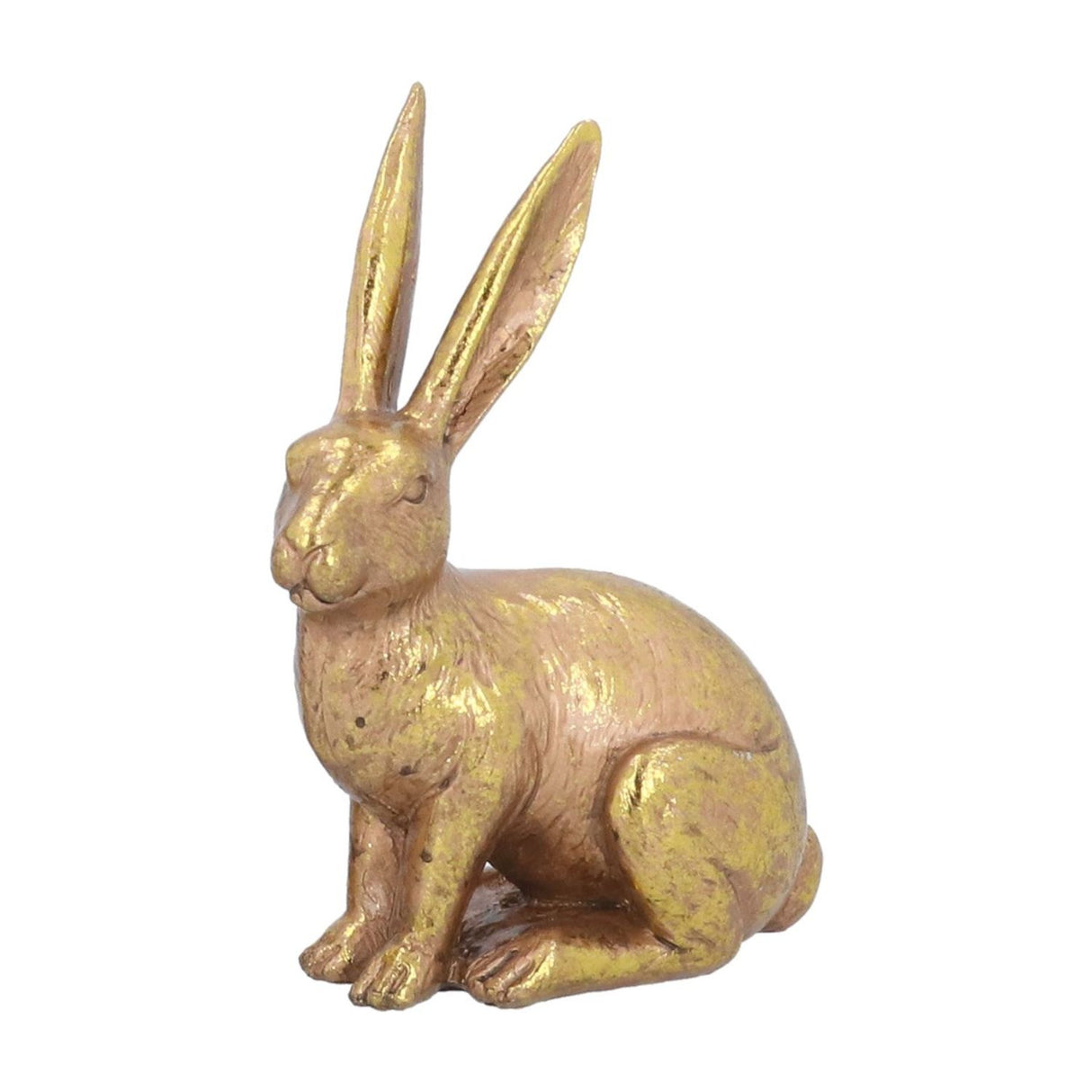 Gisela Graham Gold Resin Hare Ornament - Large