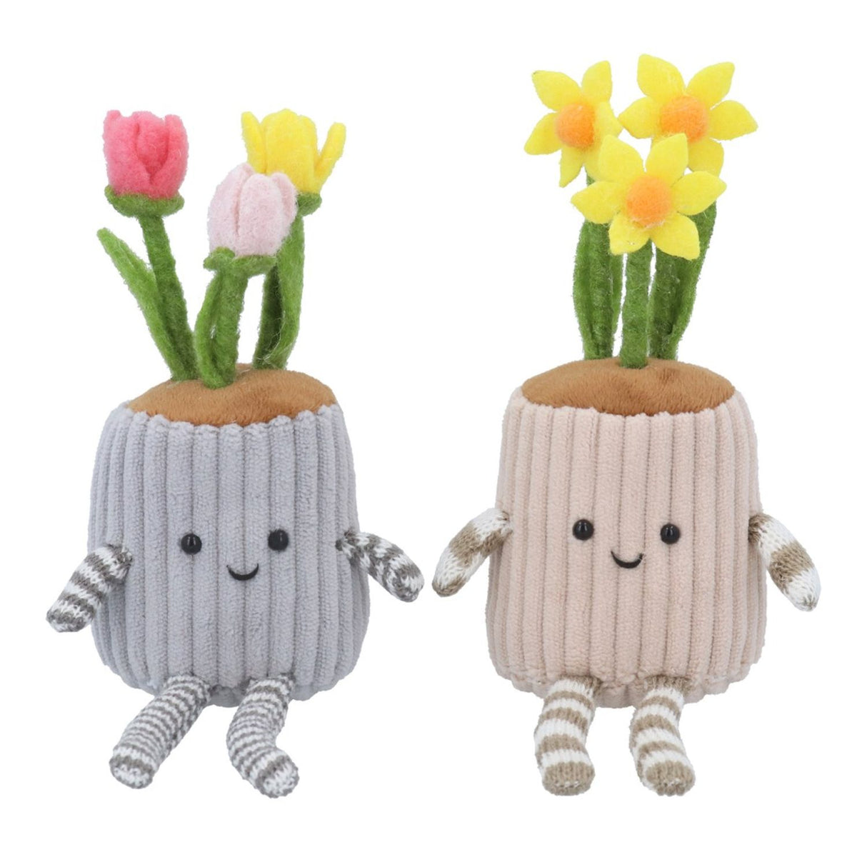 Gisela Graham Tulips/Daffodils Shelf Sitter (Choice of 2)